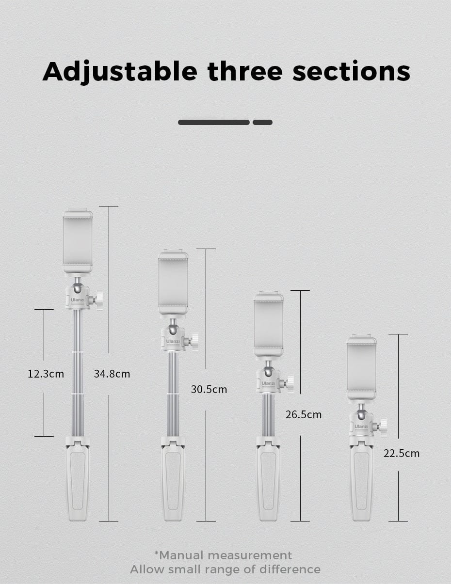 Foldable Tripod for Phone Binoculars or Camera Selfie Stick Smart Technology BushLine