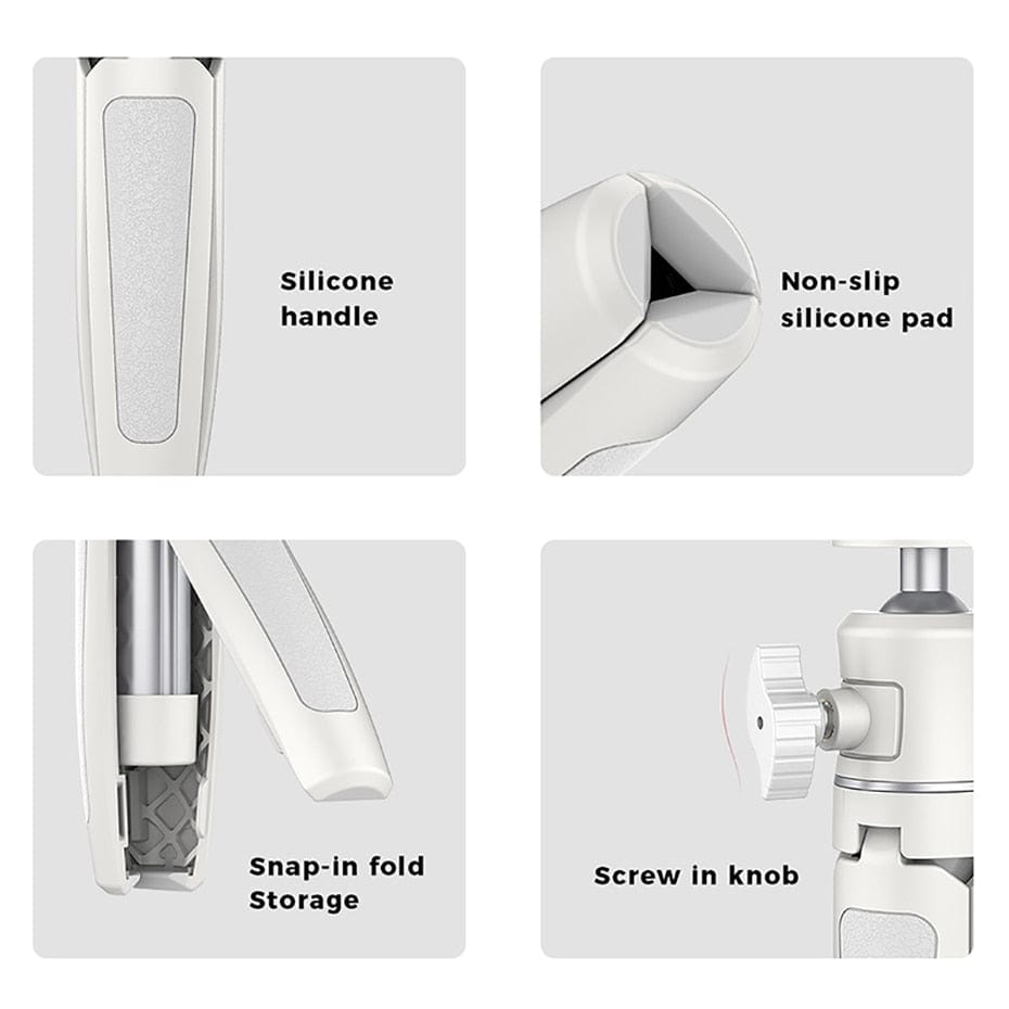 Foldable Tripod for Phone Binoculars or Camera Selfie Stick Smart Technology BushLine