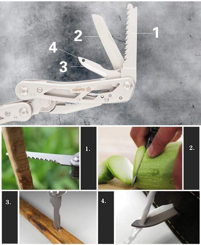 Ganzo G202B Plier Multitool Pliers army surplus BushLine