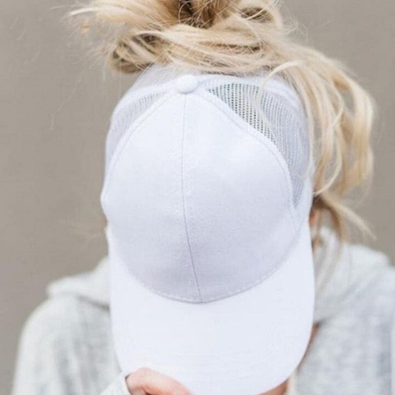 Heavy-Duty Women's Ponytail Baseball Cap Hats
