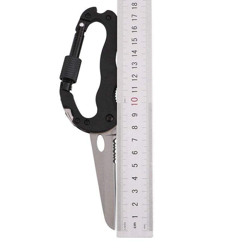 Multi-Tool Folding Knife Slotted Screwdriver 5 In 1 Carabiner Multi-tools BushLine