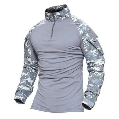 Multicam Military Men Long Sleeve Shirt tacticle clothing  BushLine