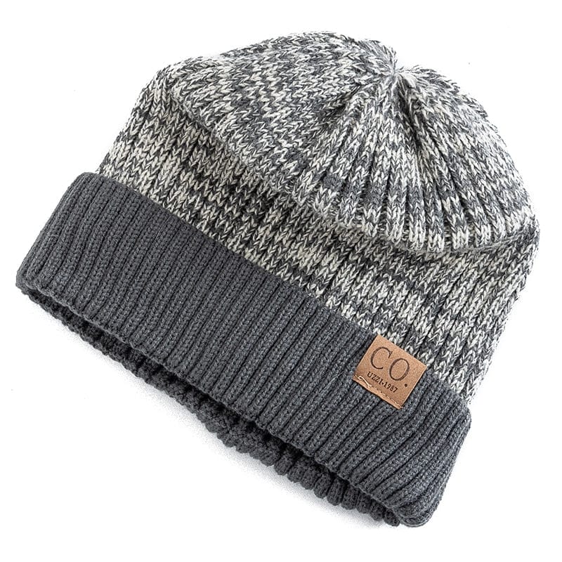 New Unisex Two-Tone Winter Beanie Thermal & Wool Beanies BushLine