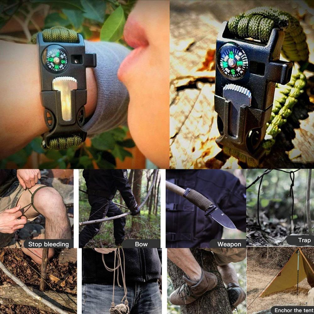 Outdoor Survival Emergency Aid Kits 10 in 1 survival BushLine