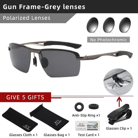 Photochromic Polarized Sunglass's Optics  BushLine
