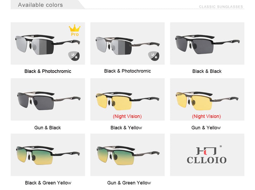 Photochromic Polarized Sunglass's Optics  BushLine