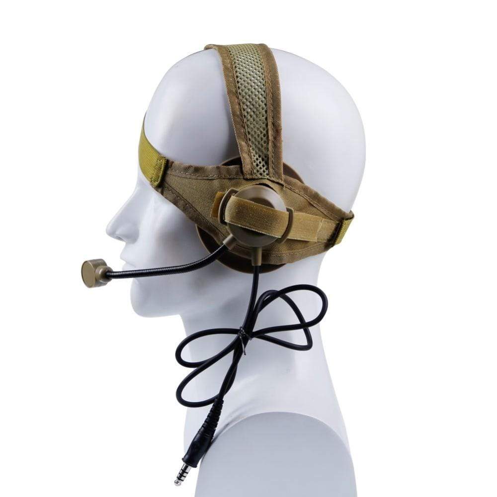 Tactical 2way Radio Headset Microphone Helmet & Pack Accessories