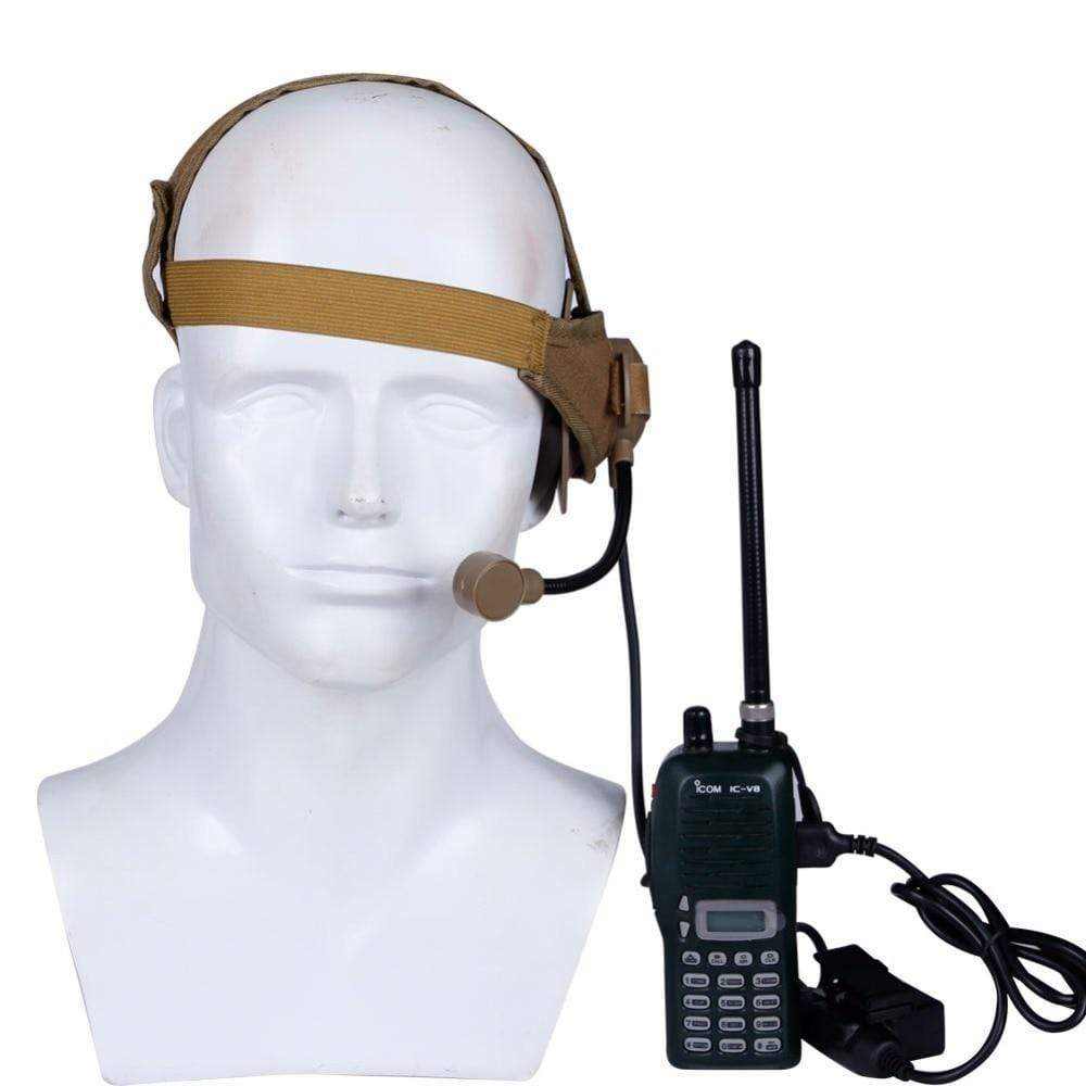Tactical 2way Radio Headset Microphone Helmet & Pack Accessories