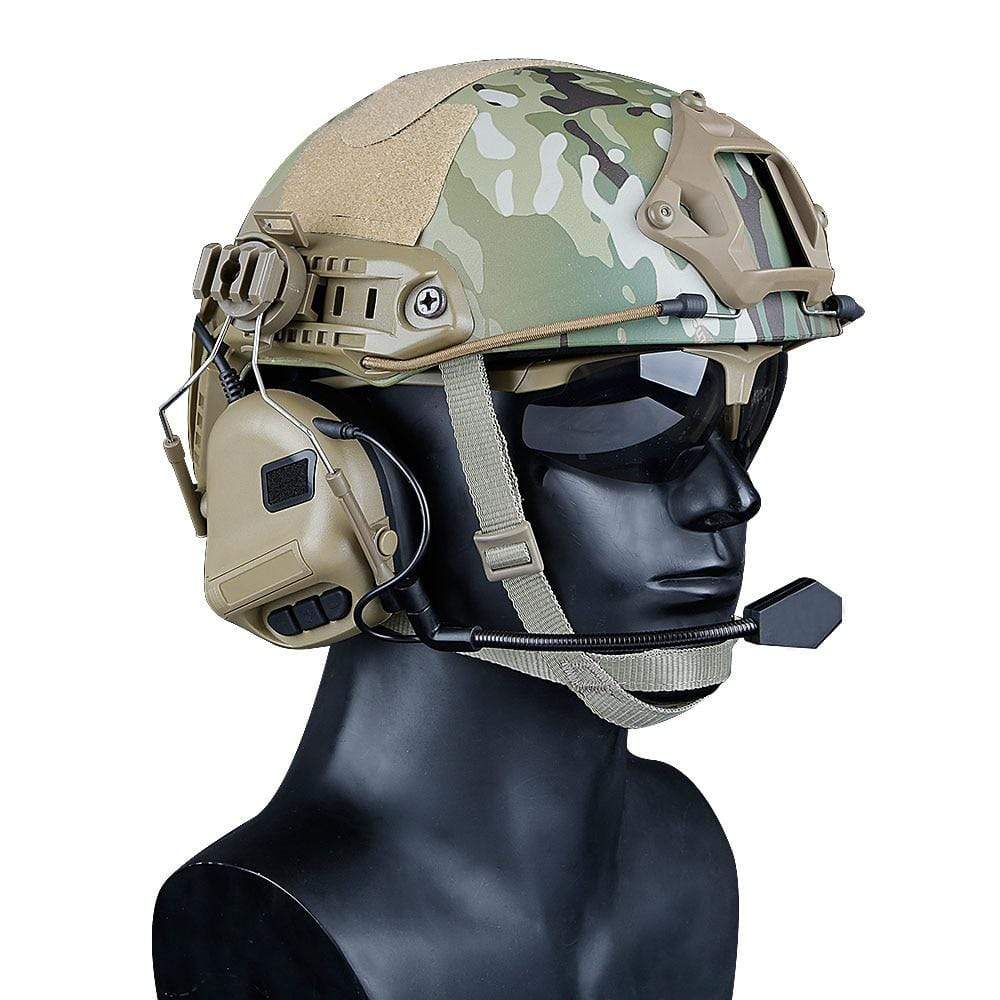 Tactical Helmet 2 way Radio Headset Helmet & Pack Accessories BushLine