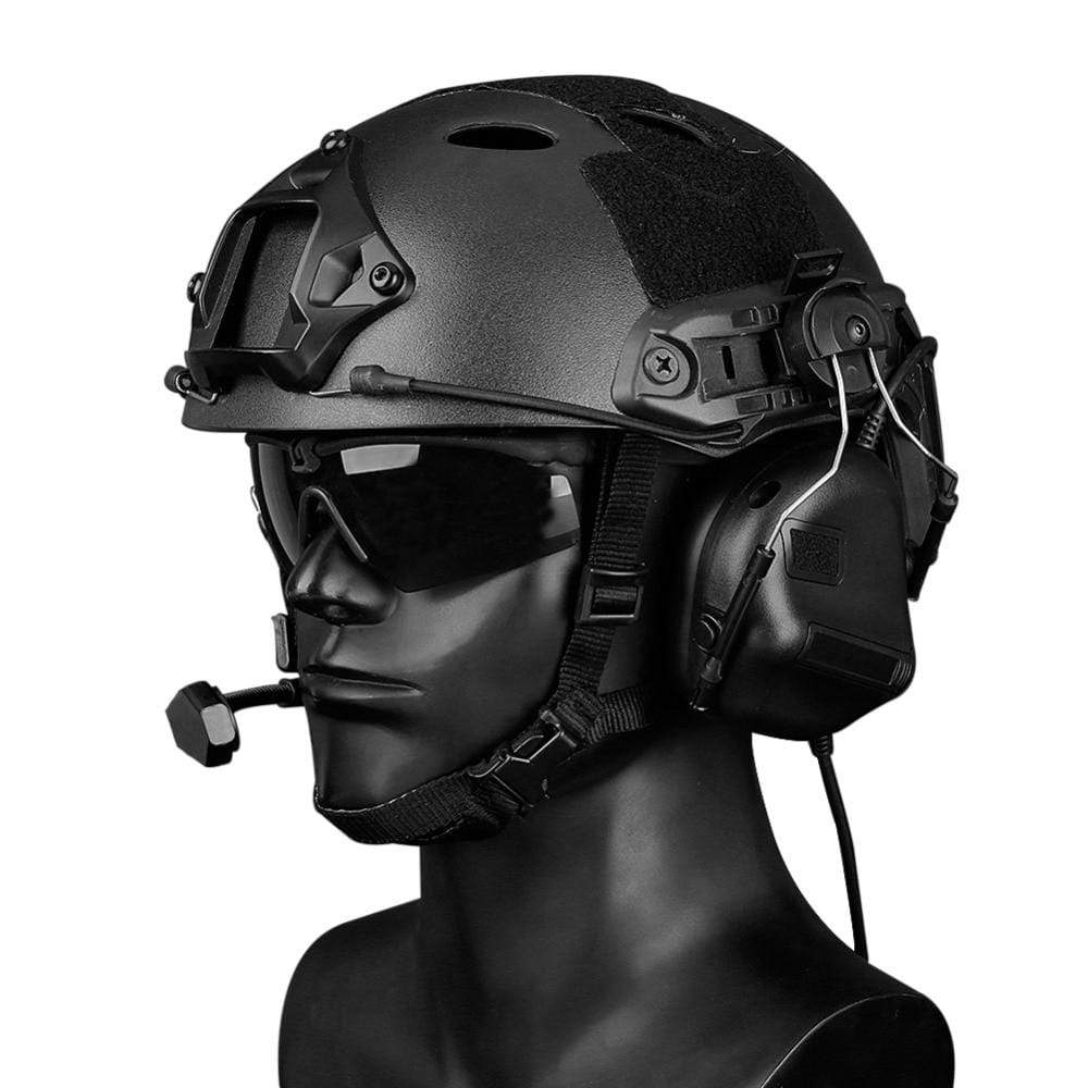 Tactical Helmet 2 way Radio Headset Helmet & Pack Accessories BushLine