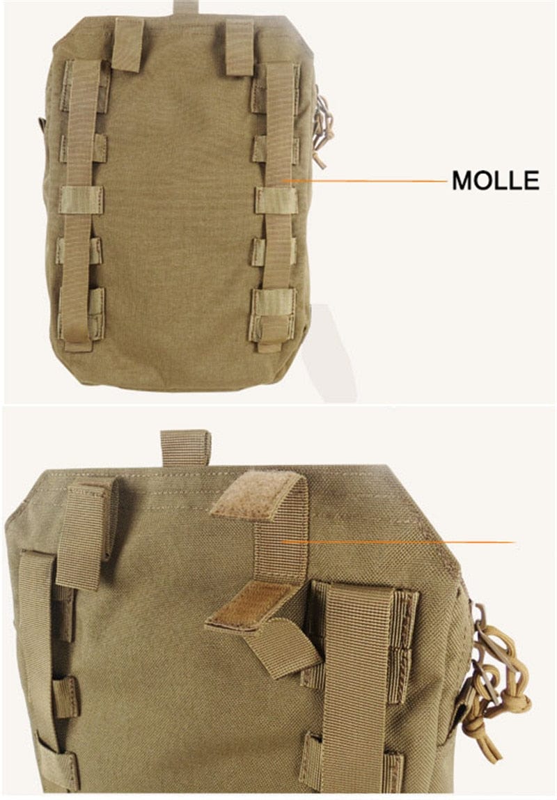 Tactical Molle Hydration Vest Backpack Survival BackPacks
