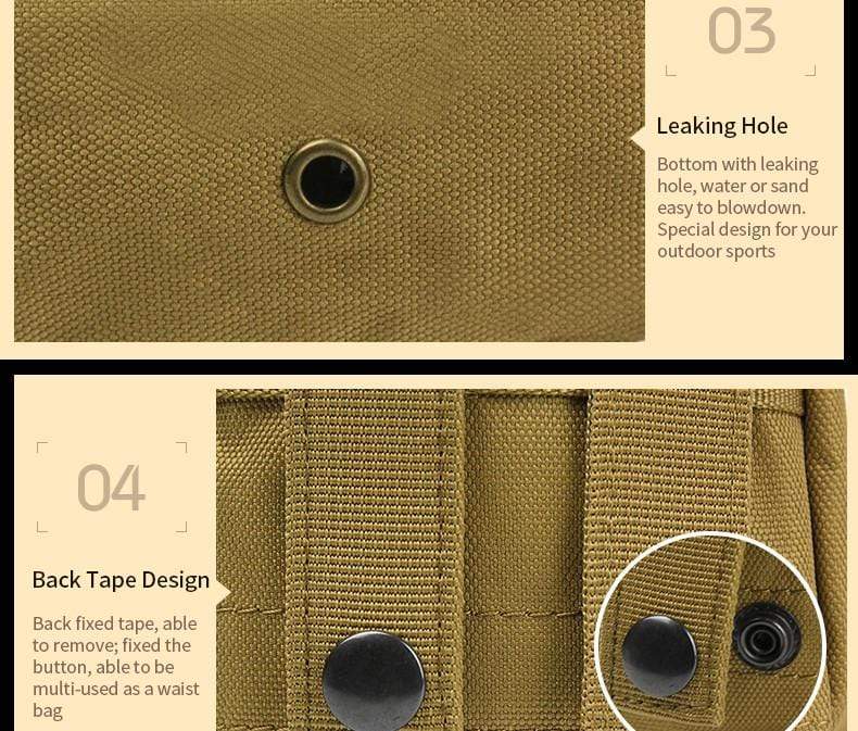 Tactical Utility Bags Vest/Waist (Molle) Helmet & Pack Accessories BushLine