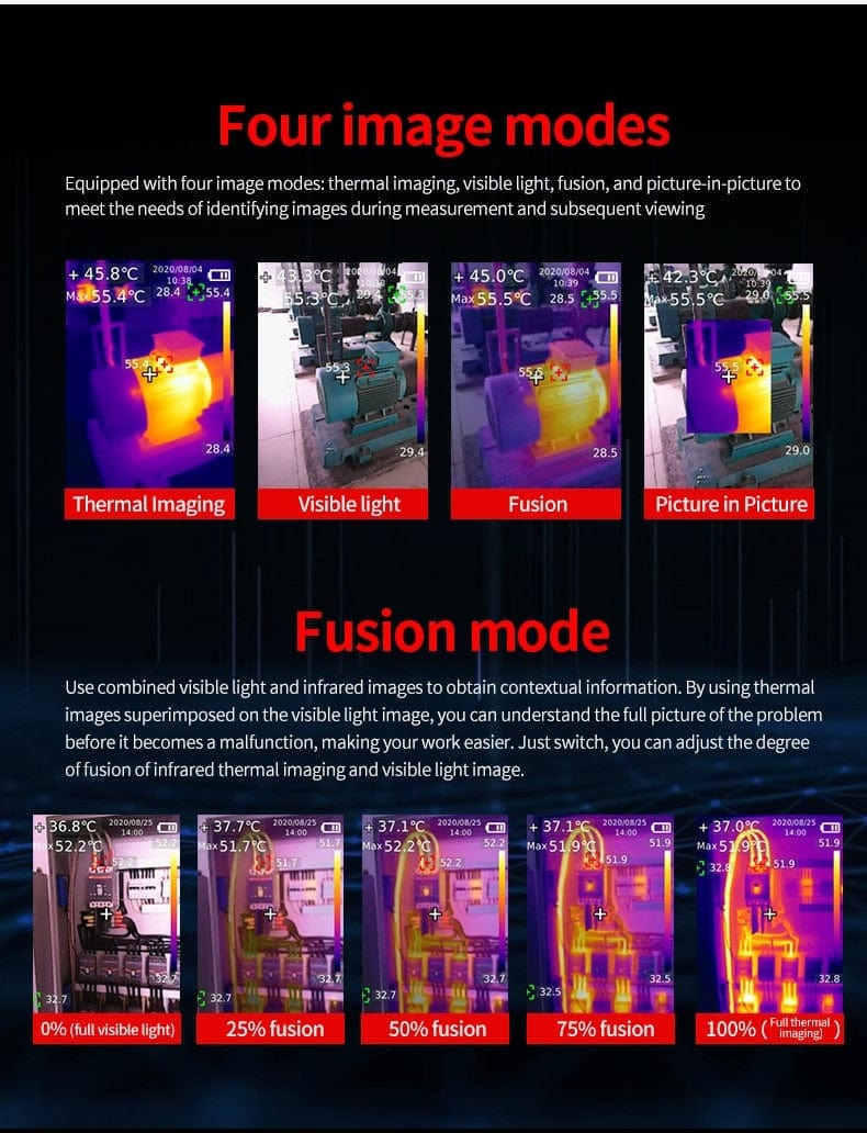 UTi260B Infrared Thermal Imager 256 x192 + Macro Lens thermal vision  BushLine