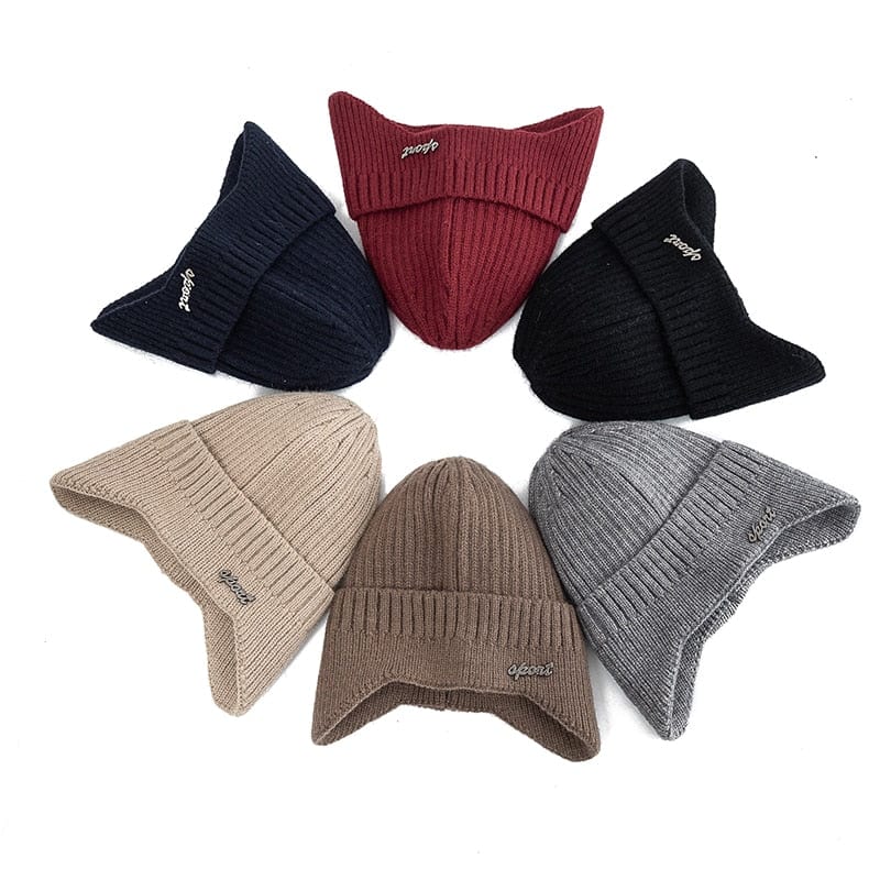 Unisex Winter Wool Beanie with Earflaps Thermal & Wool Beanies BushLine