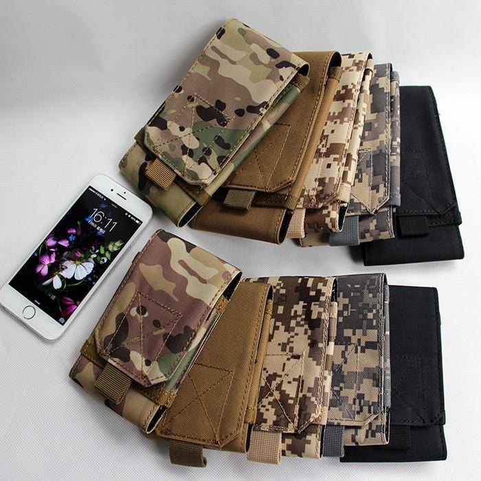 Universal Rugged Wear Phone Holster Molle phone stuff BushLine