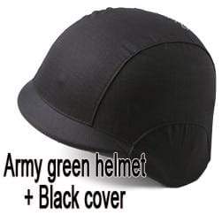 M88 High-Strength ABS Military Helmet + Cloth Cover army Surplus BushLine Black 1  