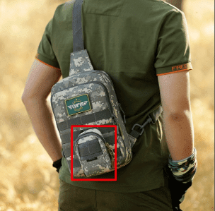 Camera Utility Pouch (Molle) Belt or Bag Helmet & Pack Accessories BushLine   