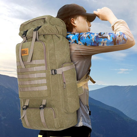 100L 75ltr Large Outdoor Tactical Backpack BackPacks BushLine   