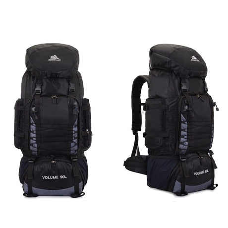 90L and 80L Hiking Camping Backpack BackPacks BushLine 90L Black  Bag  
