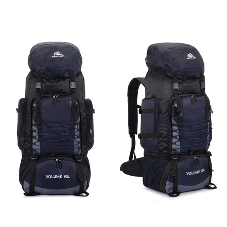 90L and 80L Hiking Camping Backpack BackPacks BushLine 90L Dark Blue Bag  