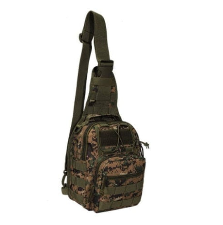 Expandable Molle Tactical Shoulder Sling Pack Bag BackPacks BushLine F  