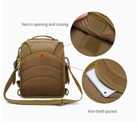 Tactical Backpack 25-30L Six Colours Waterproof BackPacks BushLine Black  