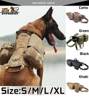 Big Dog Harness Vest with Molle packs 2023 Dog Stuff BushLine   