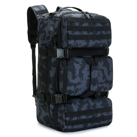 55ltr Travel FIFO Multi-function Backpack BackPacks BushLine Black Camo  