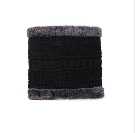 Cozy Warm Winter Knitted Wool Beanie Thermal & Wool Beanies BushLine black  