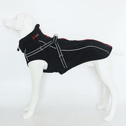 High Quality Winter Dog Coat Jacket With Harness Dog Stuff BushLine black XS 