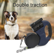 Retractable Dual Dog Leash with Light 2023 Dog Stuff BushLine   