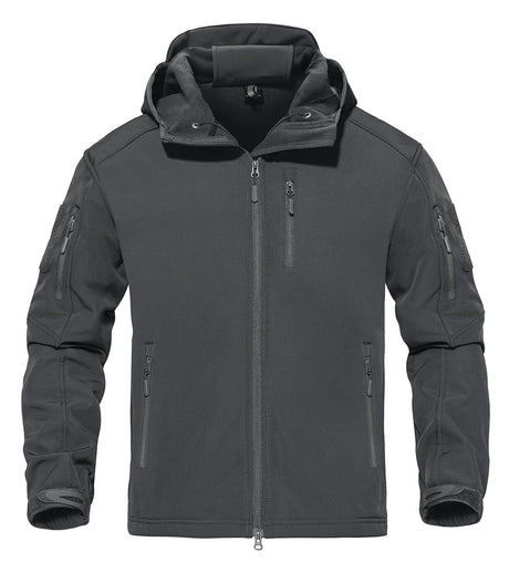 Waterproof Exterior Fleece Interior Jacket Outdoor Shirts & Tops BushLine Gray (US S) 