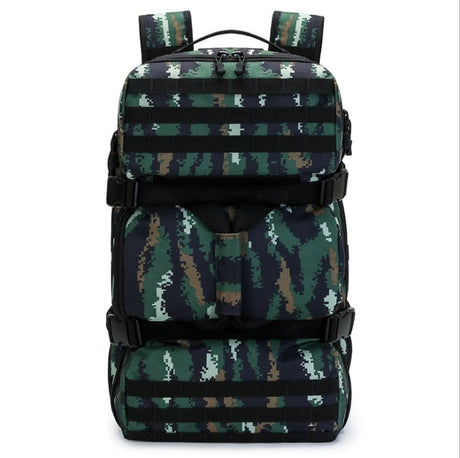 55ltr Travel FIFO Multi-function Backpack BackPacks BushLine Green Camo  
