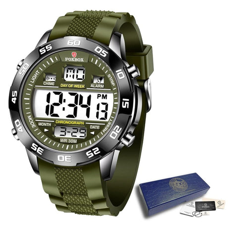 Sport Watches Military Waterproof Watchs BushLine Green  