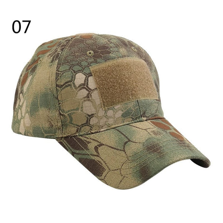 Outdoor Camouflage Special Forces Tactical Camo hat 16 designs Hats BushLine 07 Python green  
