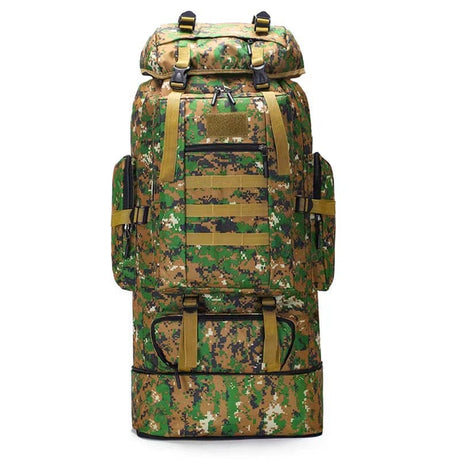 100L 75ltr Large Outdoor Tactical Backpack BackPacks BushLine Jungle Camo 100lt  