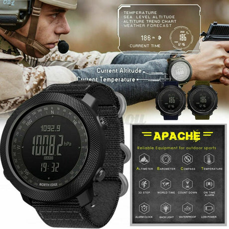 NORTH EDGE Smart Watch APACHE-46 Watchs BushLine   