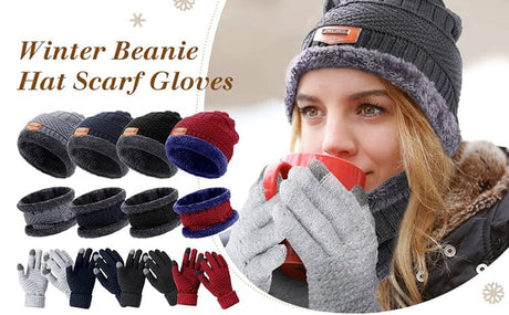Cozy Warm Winter Knitted Wool Beanie Thermal & Wool Beanies BushLine   