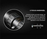 10-300X Phone adaptable Portable Metal Monocular Optics  BushLine
