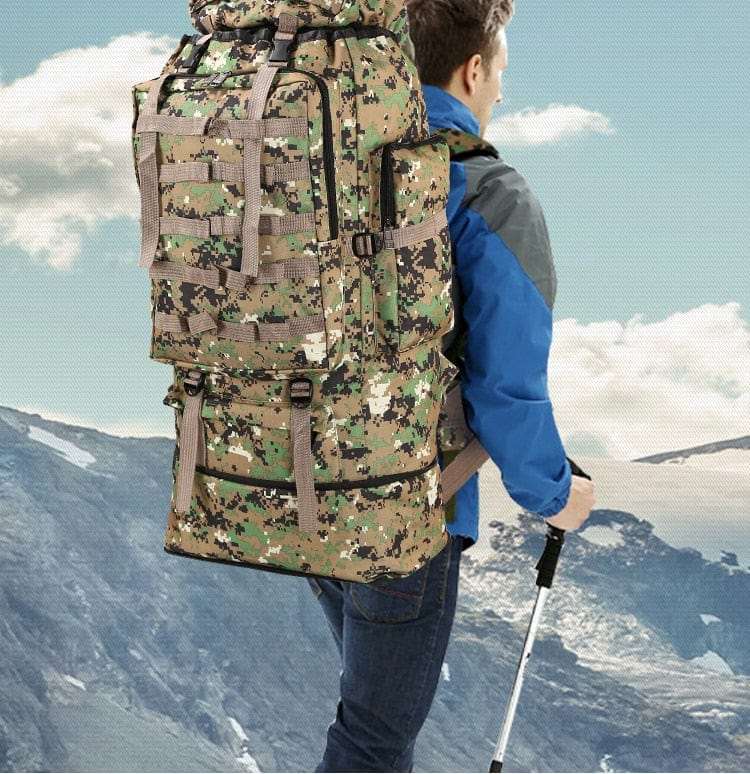 100L 75ltr Large Outdoor Tactical Backpack BackPacks  BushLine