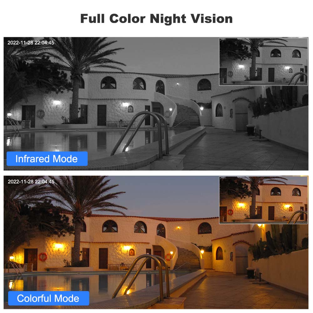 12MP 5K WI-FI Camera Wireless AI Detect 2-way audio security systems  BushLine