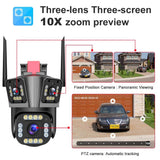12MP 5K WI-FI Camera Wireless AI Detect 2-way audio security systems  BushLine