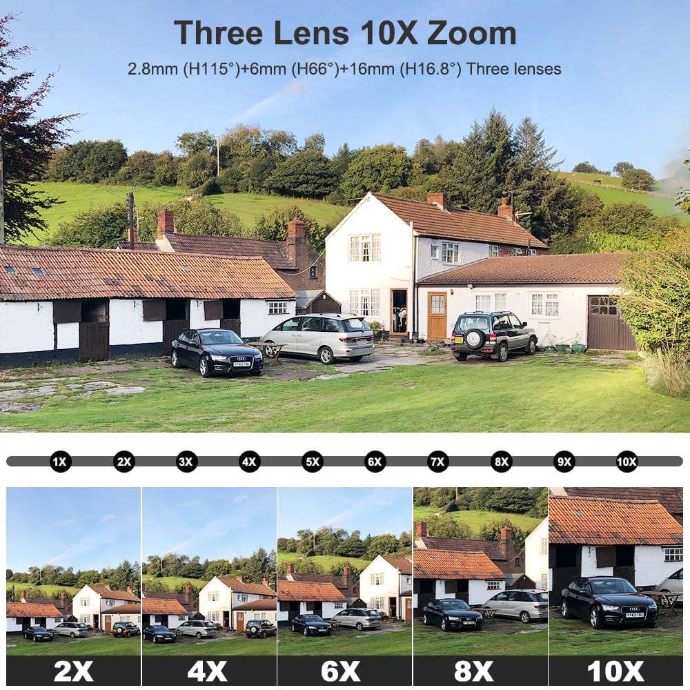 12MP 5K WI-FI Camera Wireless AI Detect 2-way audio security systems  BushLine