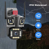 12MP 5K WI-FI Camera Wireless AI Detect 2-way audio security systems  BushLine