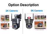 12MP 5K WI-FI Camera Wireless AI Detect 2-way audio security systems  BushLine
