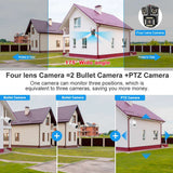 12MP 5K WI-FI Camera Wireless AI Detect 2-way audio security systems  BushLine