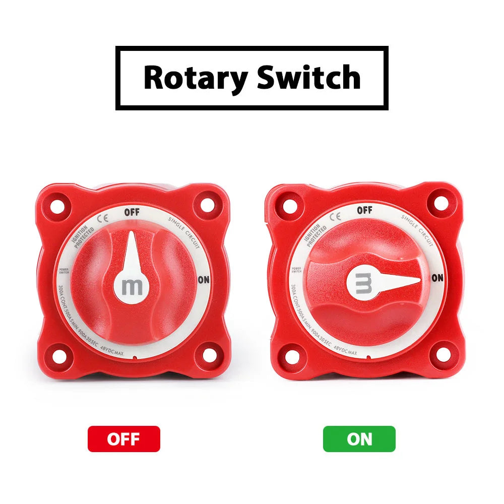 12V-48V 100A-300A Isolator Disconnect Rotary Switch Cut electrical supplys  BushLine