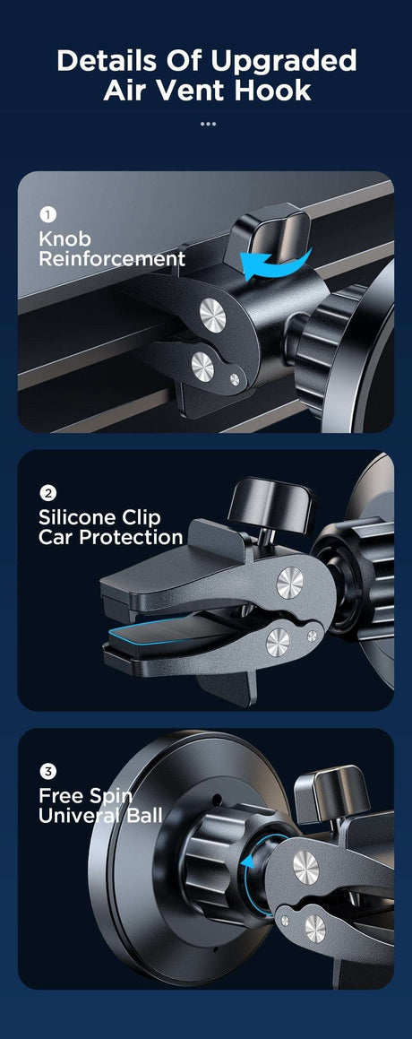 15W Magnetic Car Phone Holder Wireless Charger wifi & wireless  