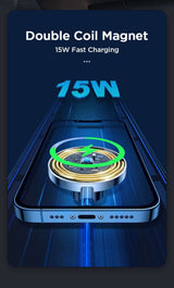 15W Magnetic Car Phone Holder Wireless Charger wifi & wireless  BushLine