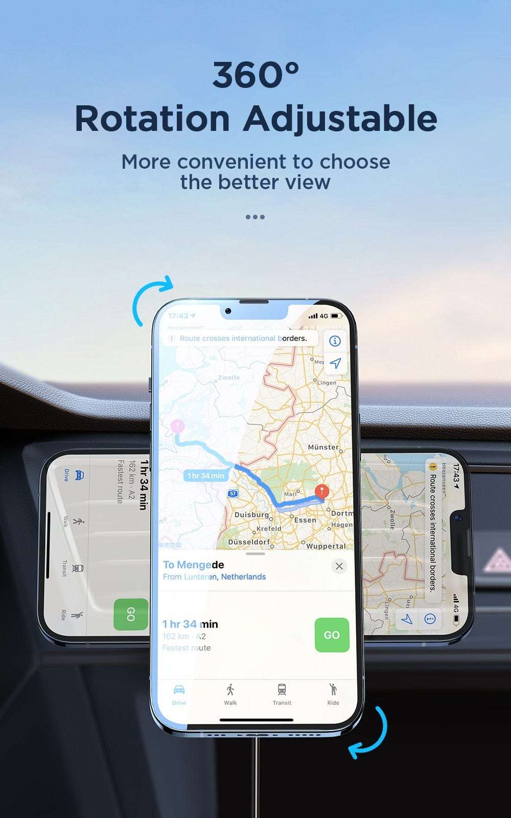 15W Magnetic Car Phone Holder Wireless Charger wifi & wireless  BushLine